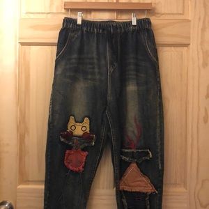 Patchwork jeans